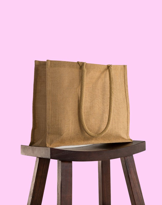 Hand Made jute bag thumbnail 2